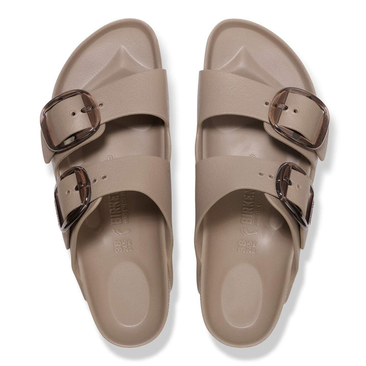 ARIZONA EVA GRAY TAUPE BIG BUCKLE SANDAL
