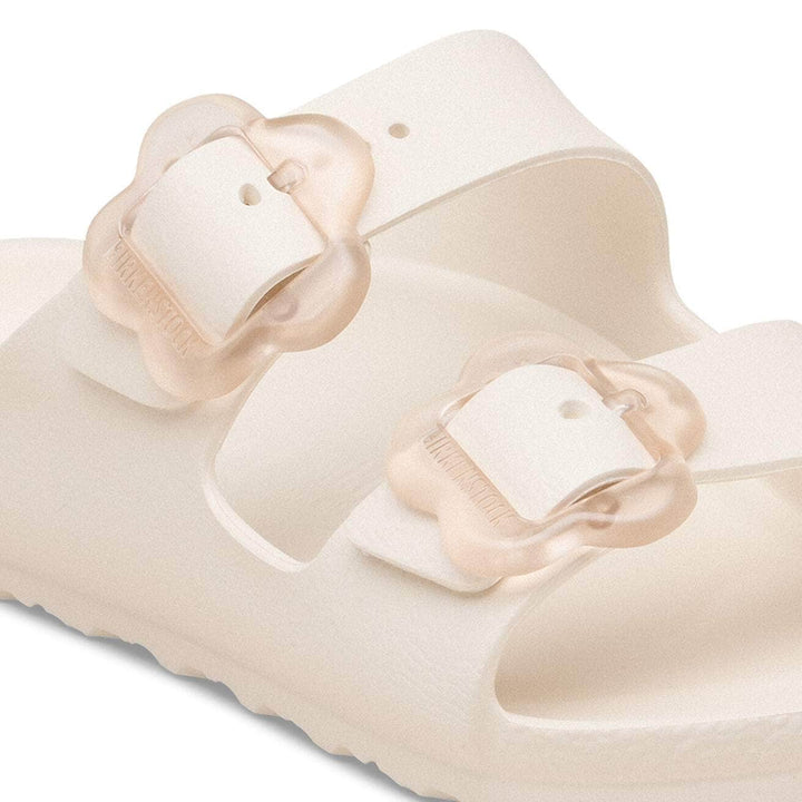 KIDS ARIZONA EVA FLOWER EGGSHELL SANDALS