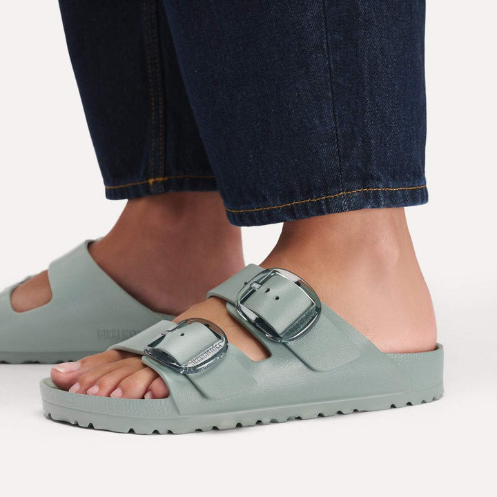 ARIZONA EVA PURE SAGE BIG BUCKLE SANDALS