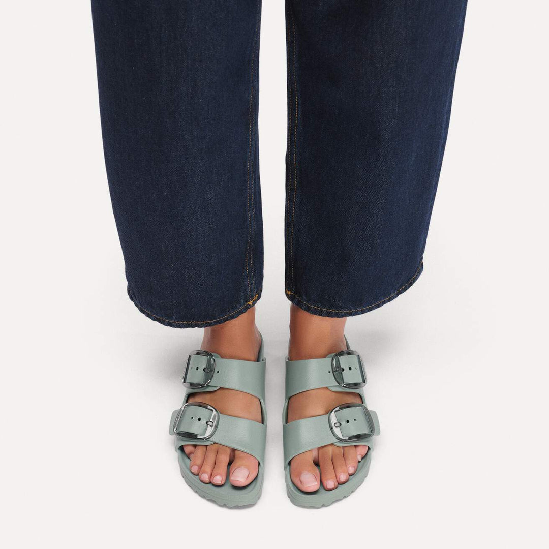 ARIZONA EVA PURE SAGE BIG BUCKLE SANDALS