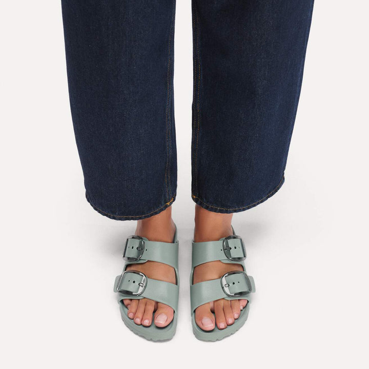 ARIZONA EVA PURE SAGE BIG BUCKLE SANDALS
