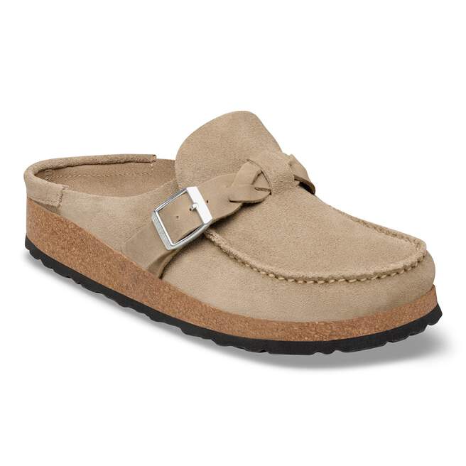 BUCKLEY TAUPE BRAIDED CLOG