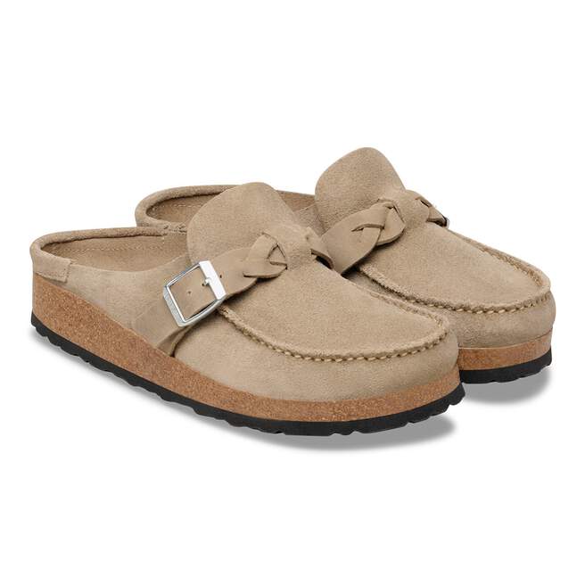 BUCKLEY TAUPE BRAIDED CLOG