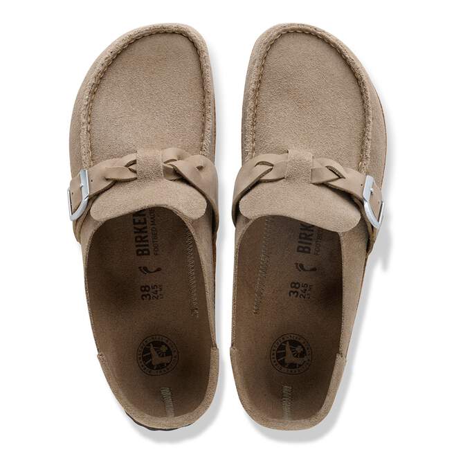 BUCKLEY TAUPE BRAIDED CLOG