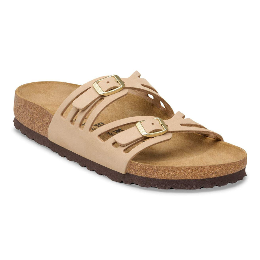 GRANADA SANDCASTLE NUBUCK LEATHER SANDALS
