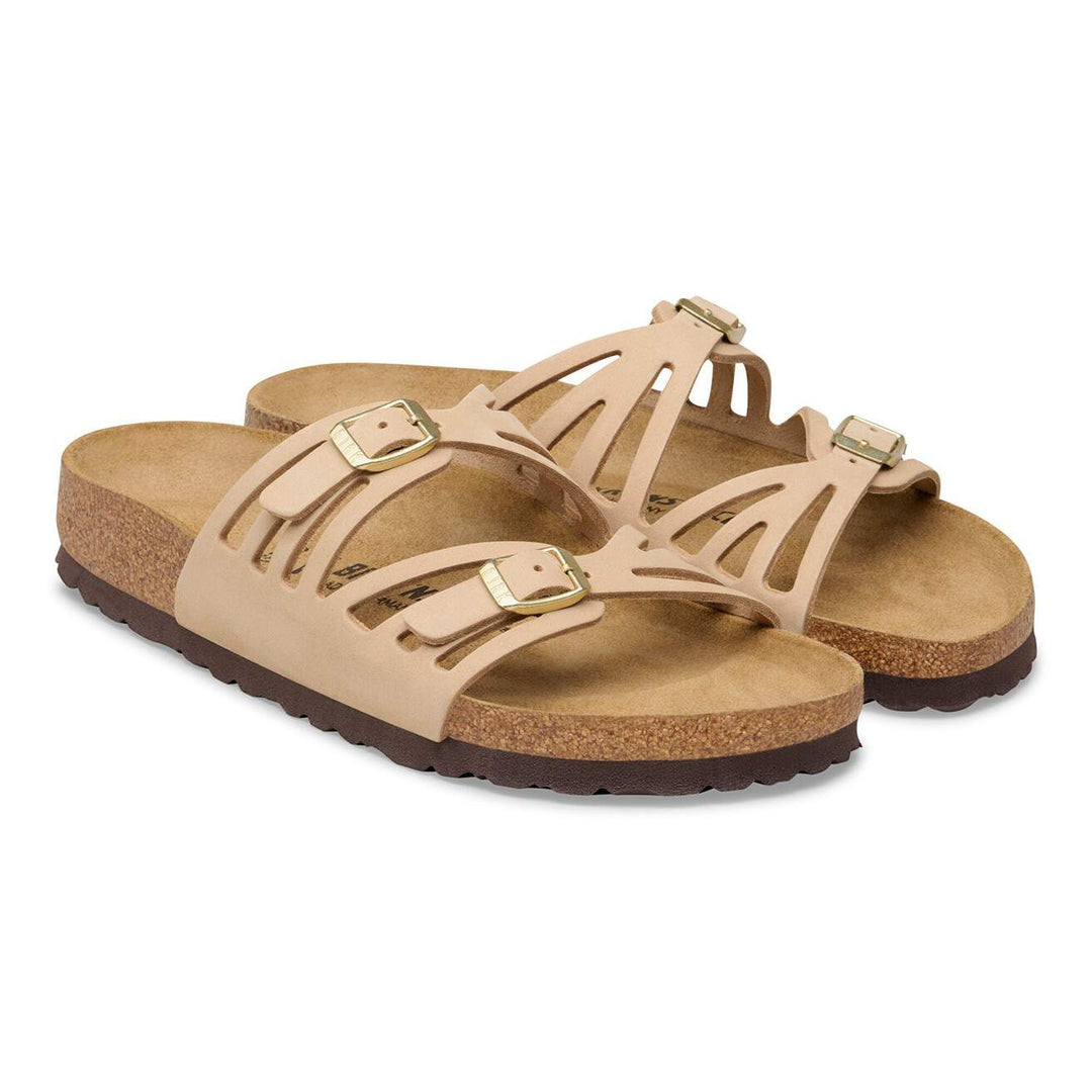 GRANADA SANDCASTLE NUBUCK LEATHER SANDALS