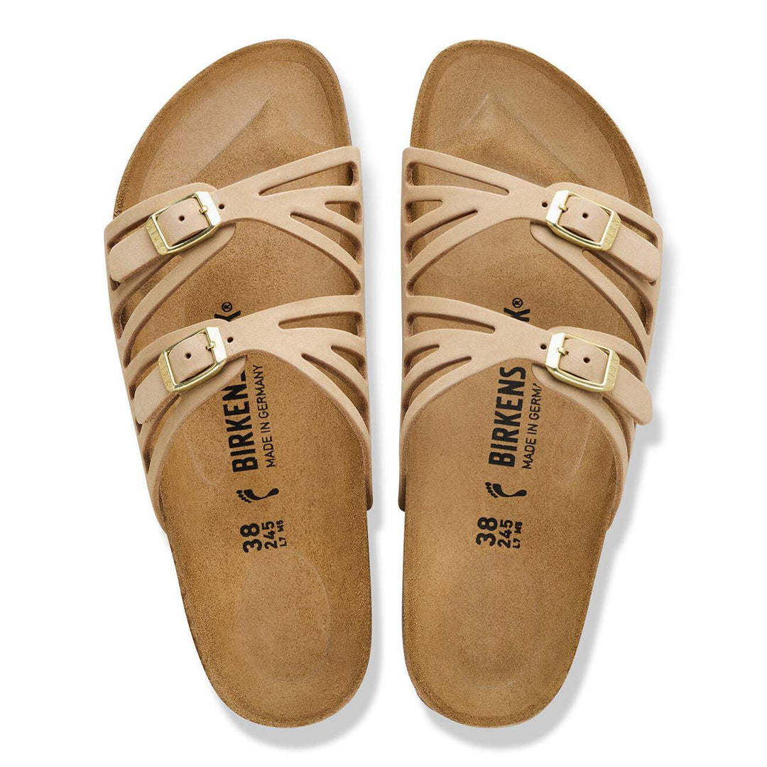 GRANADA SANDCASTLE NUBUCK LEATHER SANDALS