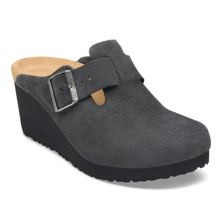 FANNY CHARCOAL/ BLACK SUEDE CLOG