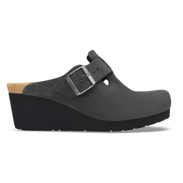 FANNY CHARCOAL/ BLACK SUEDE CLOG
