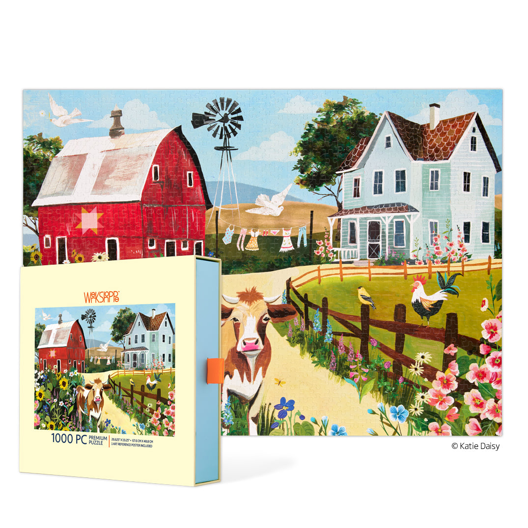 WILDFLOWER FARM 1000 PIECE PUZZLE