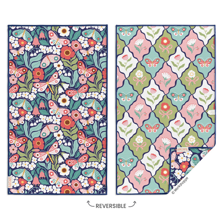 BOHO BUTTERFLIES MICROFIBER KITCHEN TOWEL