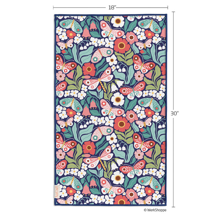 BOHO BUTTERFLIES MICROFIBER KITCHEN TOWEL