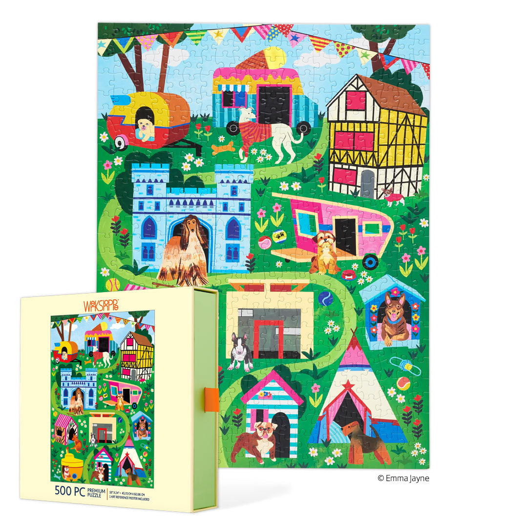 DOGGIE DREAMHOUSE 500 PIECE PUZZLE