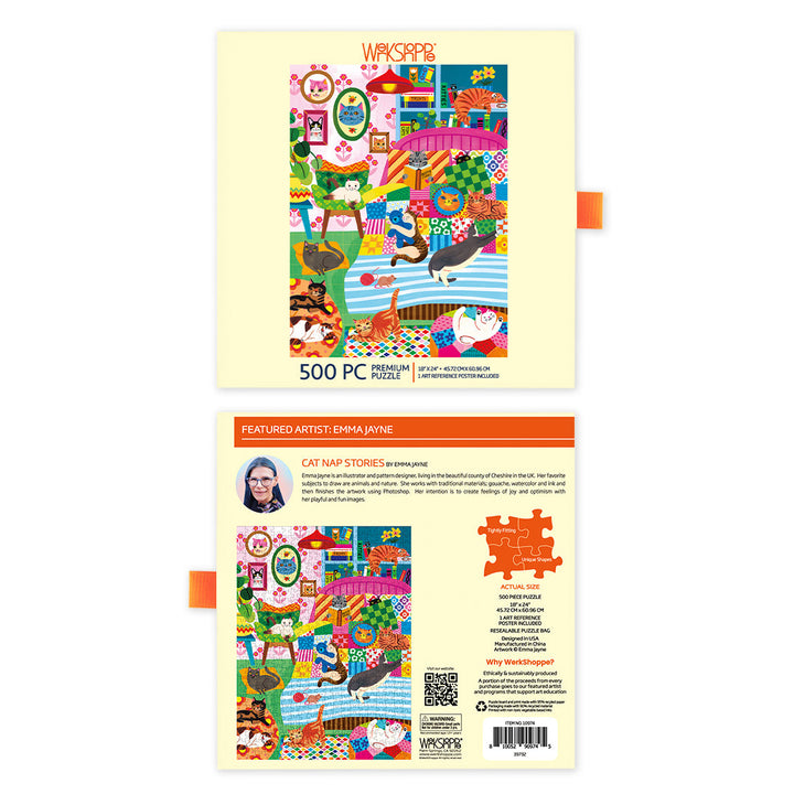 CAT NAP STORIES 500 PIECE PUZZLE