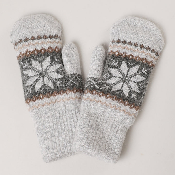 HEATHER GREY WINTER WONDERLAND MITTENS