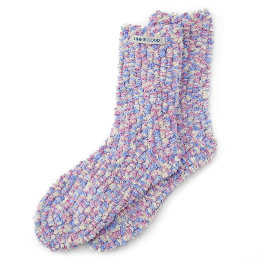VIOLET PURPLE POMPOM SOCKS
