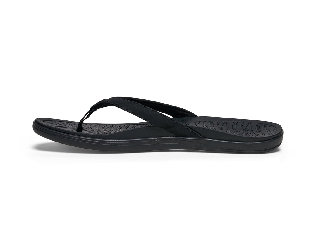 BLACK WAVE WHISPER FLIP FLOPS