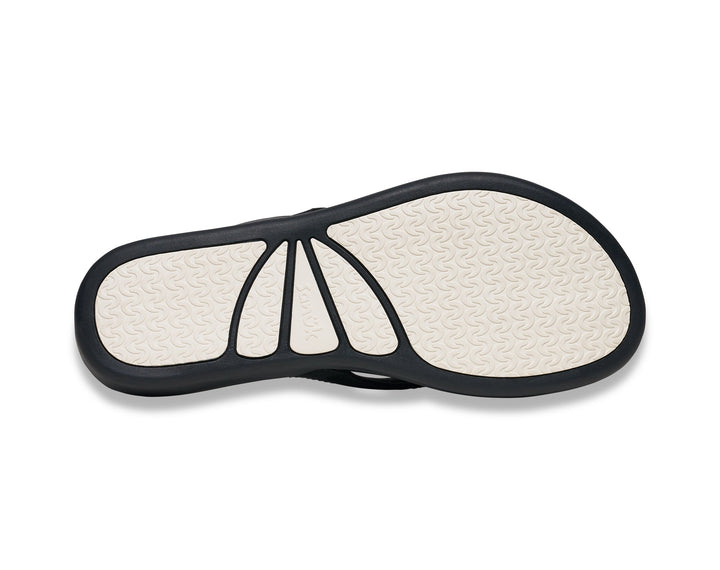 BLACK WAVE WHISPER FLIP FLOPS