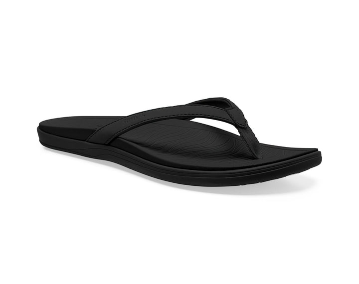 BLACK WAVE WHISPER FLIP FLOPS