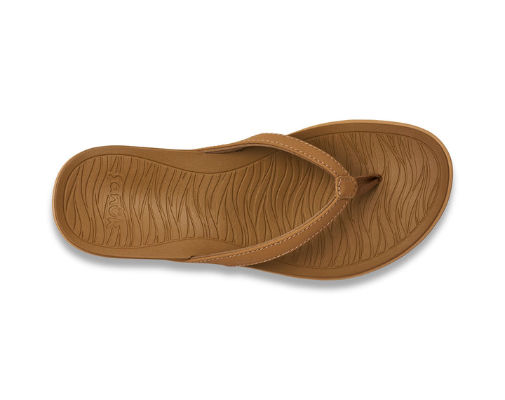 TAN WAVE WHISPER FLIP FLOP
