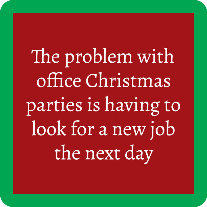 OFFICE CHRISTMAS PARTY COASTER