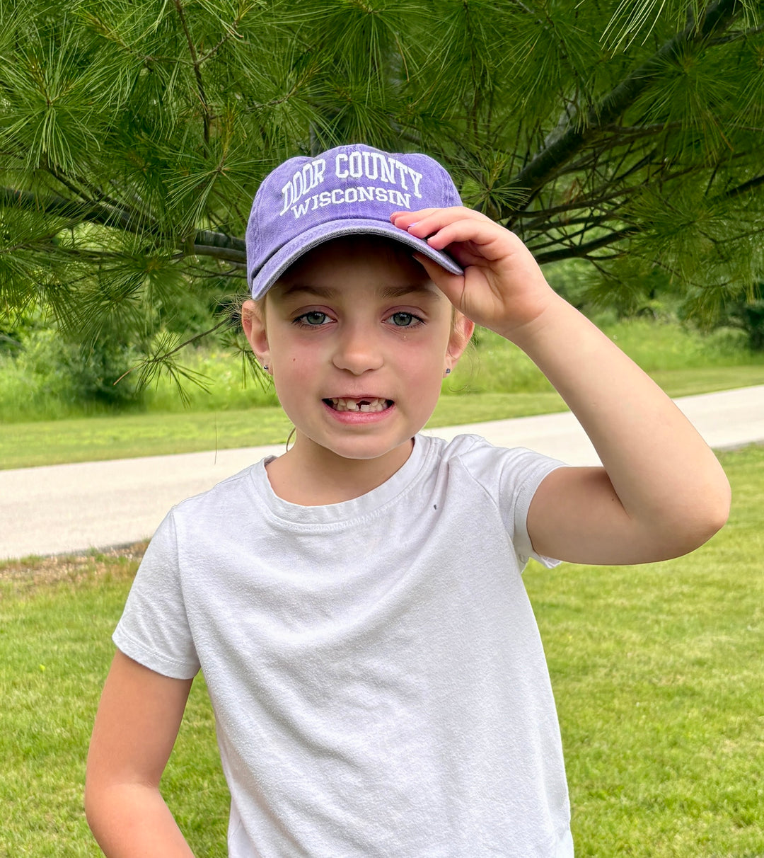 YOUTH PURPLE DOOR COUNTY ACADEMY HAT