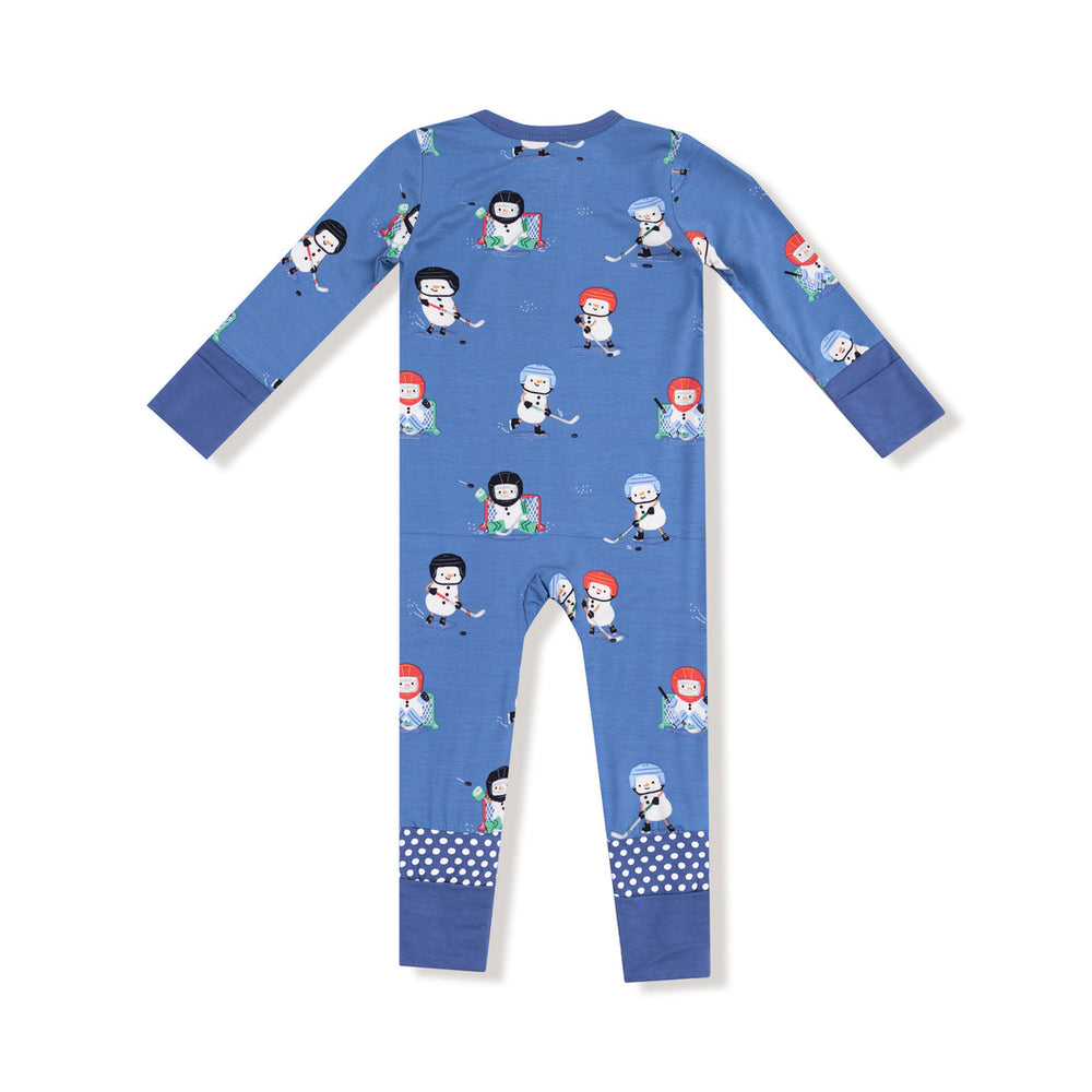 SNOW FOLKS ICE HOCKEY 2 WAY ZIPPER ROMPER
