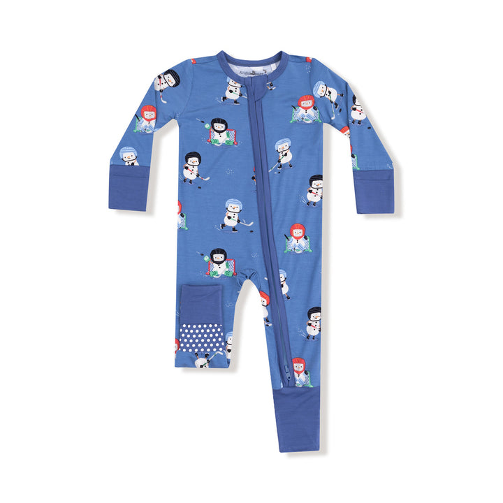 SNOW FOLKS ICE HOCKEY 2 WAY ZIPPER ROMPER
