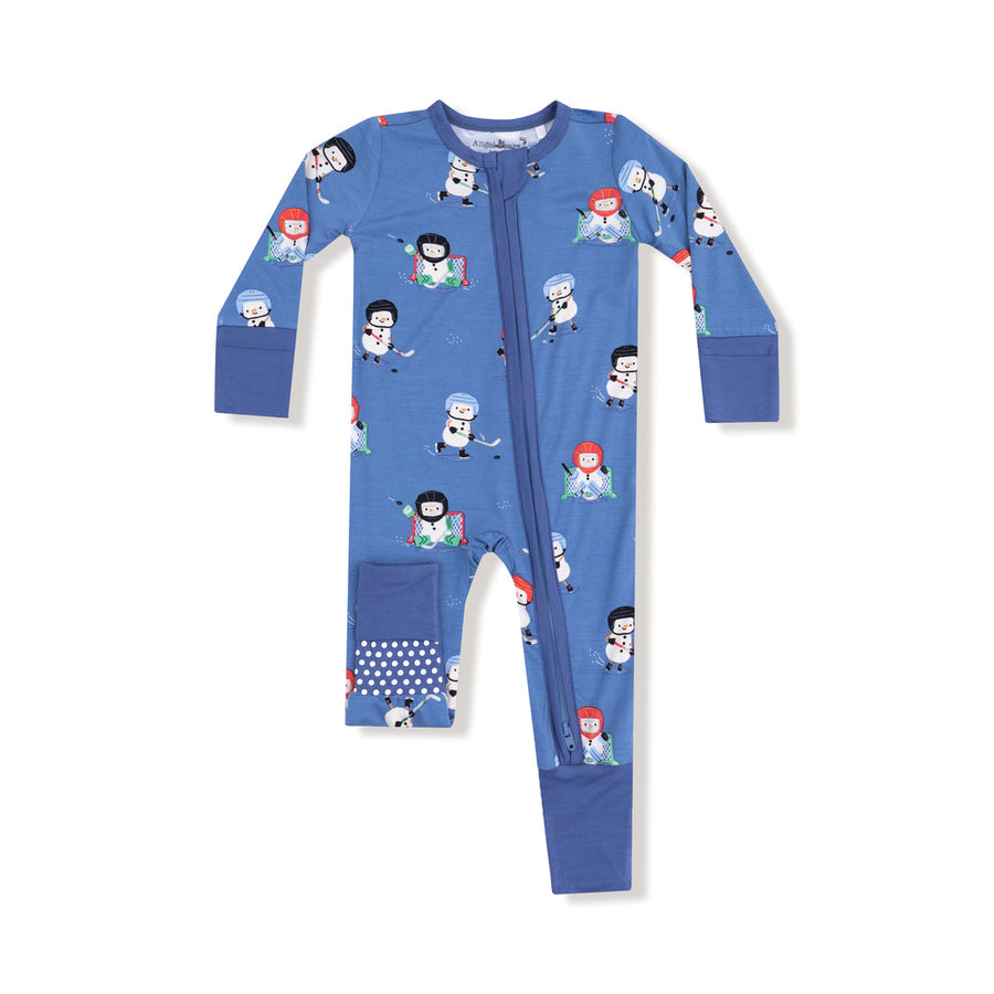 SNOW FOLKS ICE HOCKEY 2 WAY ZIPPER ROMPER
