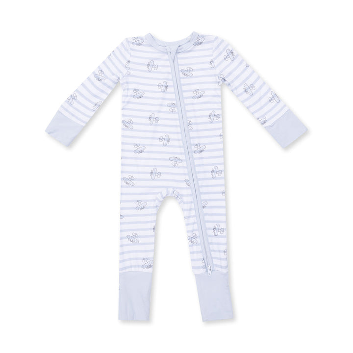 AIRPLANE STRIPE CONVERTIBLE ROMPER
