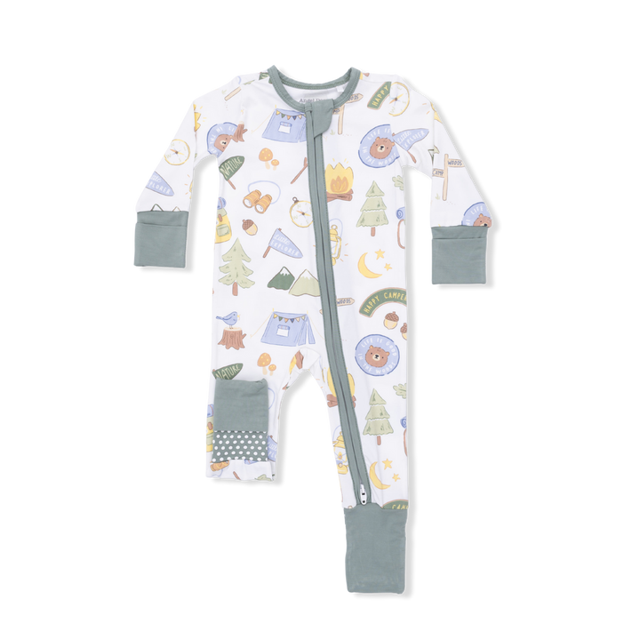CAMPING BLUE CONVERTIBLE ROMPER