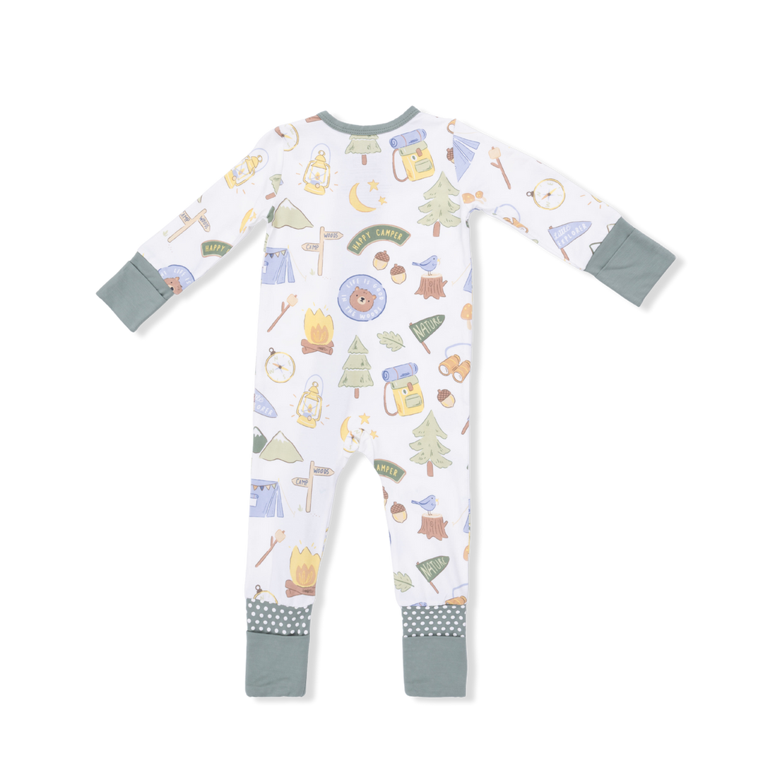 CAMPING BLUE CONVERTIBLE ROMPER