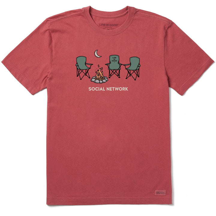 MEN'S SOCIAL NETWORK CAMP CRUSHER TEE