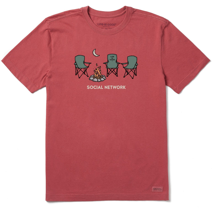 MEN'S SOCIAL NETWORK CAMP CRUSHER TEE
