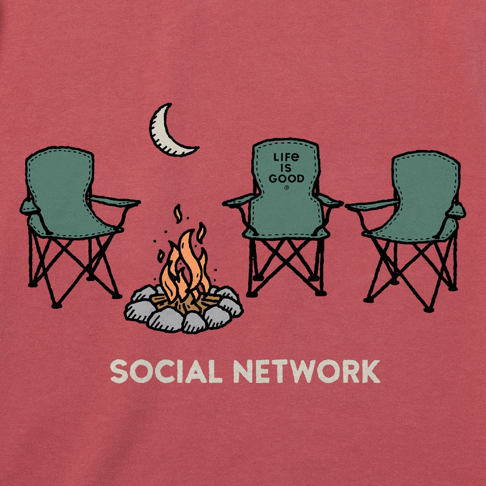 MEN'S SOCIAL NETWORK CAMP CRUSHER TEE
