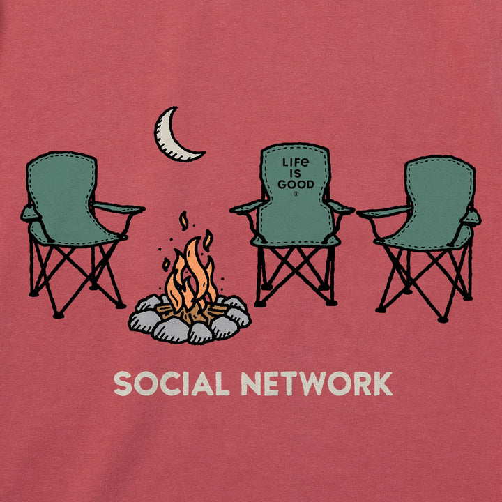 MEN'S SOCIAL NETWORK CAMP CRUSHER TEE