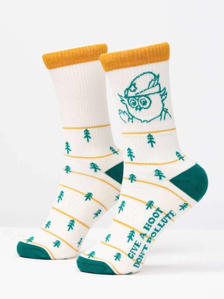 GIVE A HOOT CREW SOCKS