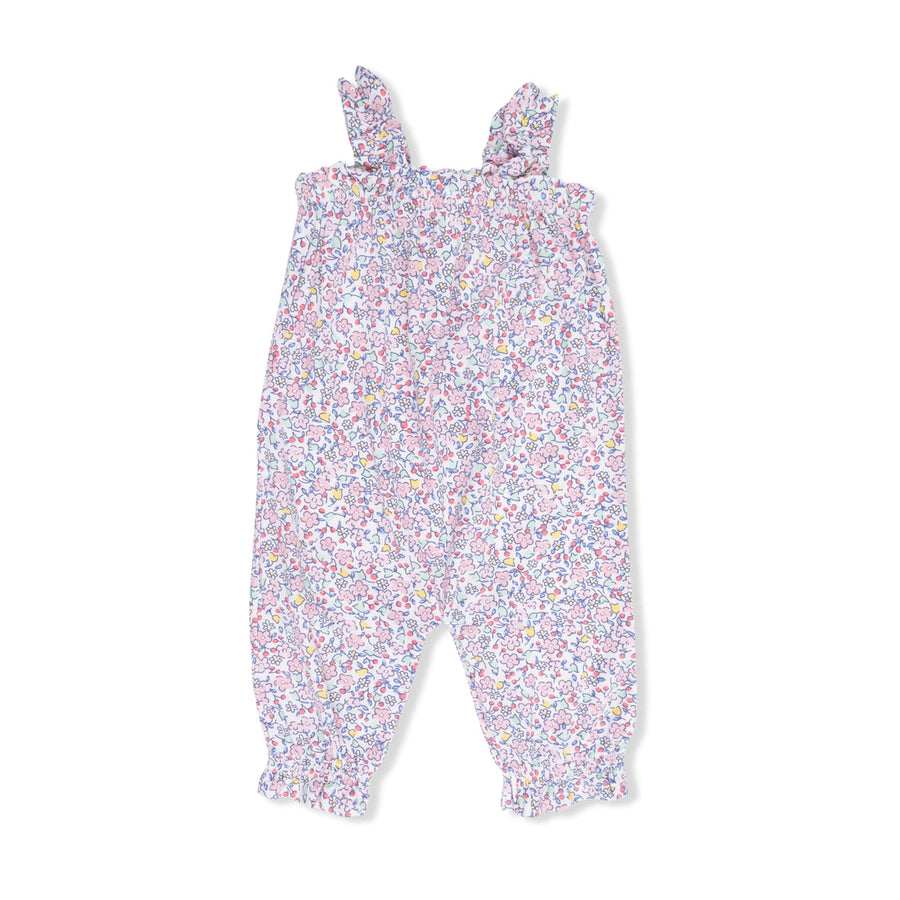ELIZABETH'S GARDEN RUFFLY STRAP OVERALL
