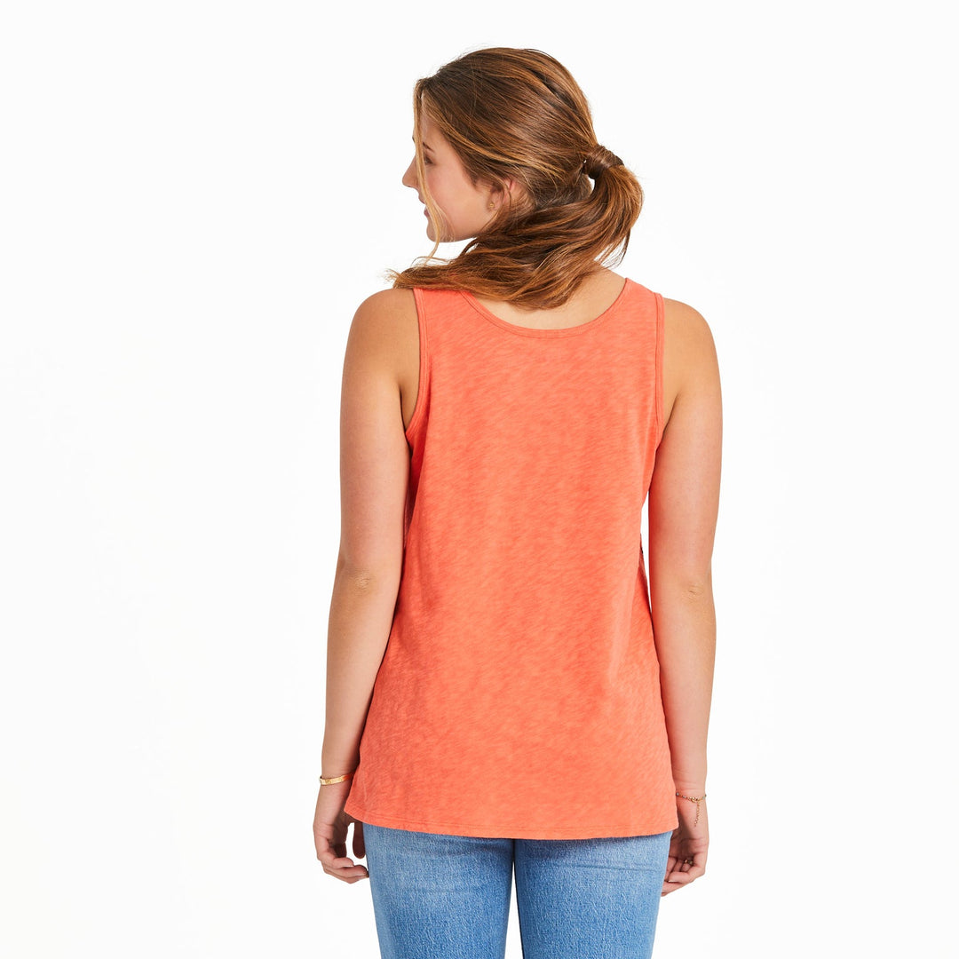 PALM SEA STRIPE TEXTURED SLUB TANK