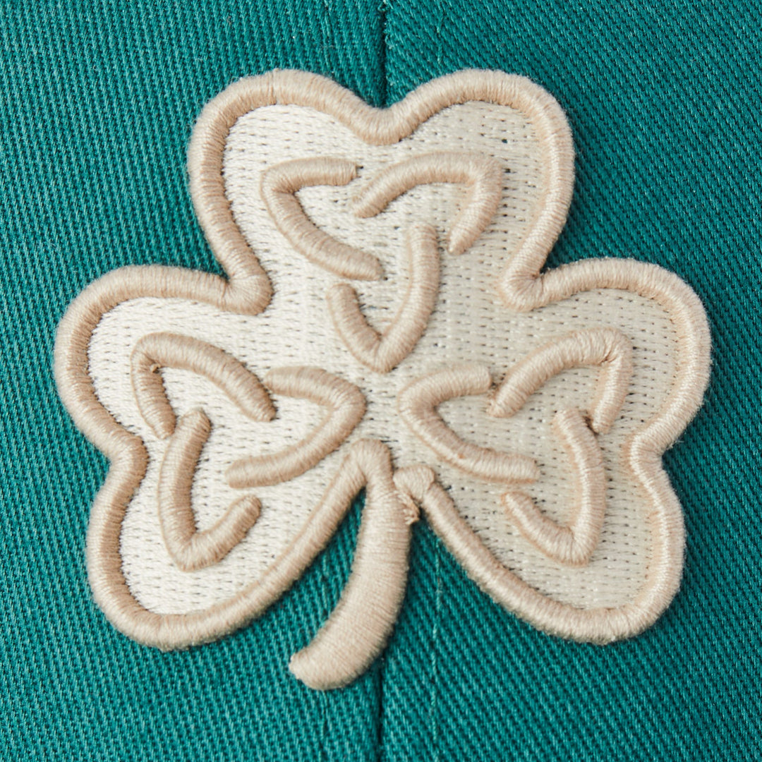 CLEAN CELTIC CLOVER TRUCKER HAT