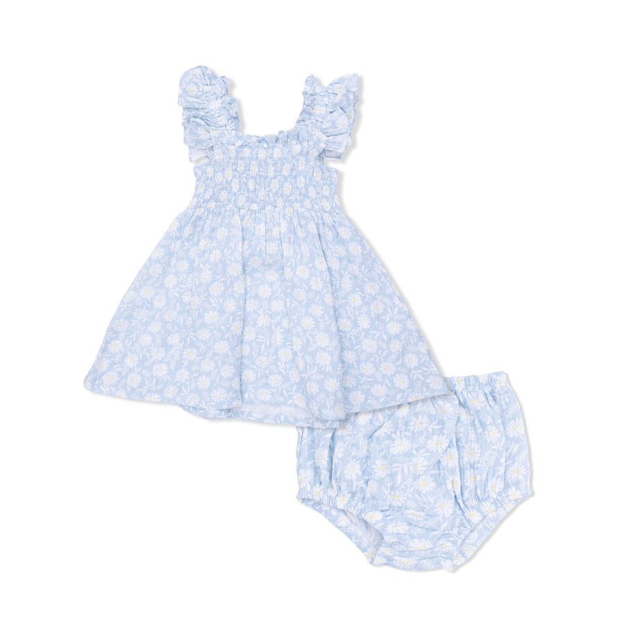 WESTERN DAISIES SMOCKED SUNDRESS WITH BLOOMER
