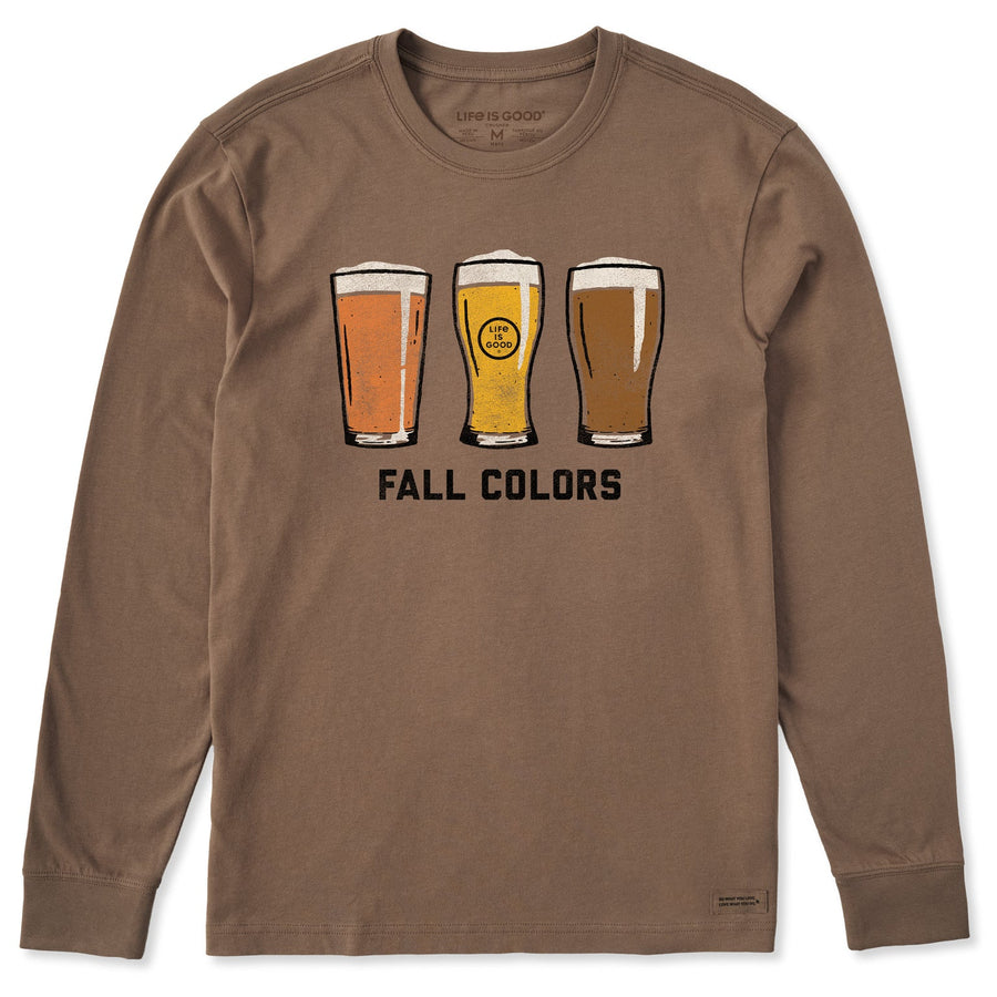 MEN'S FALL COLORS BEER LONG SLEEVE CRUSHER TEE
