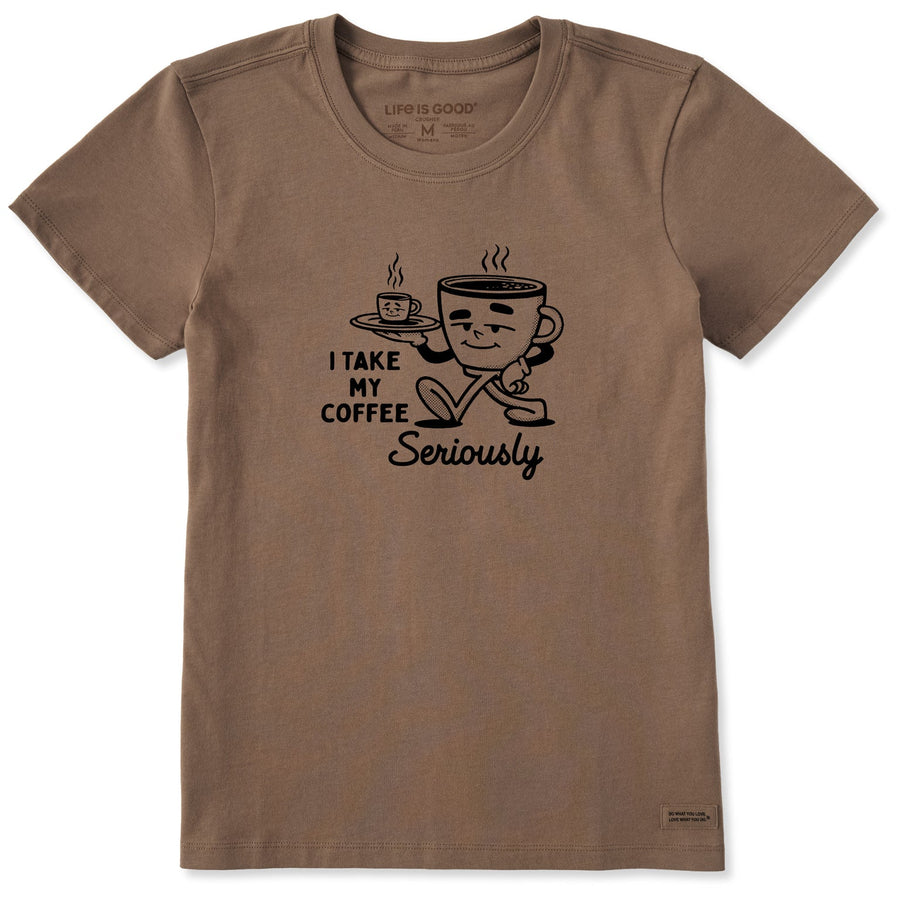 WOMEN'S COFFEE SERIOUSLY CRUSHER TEE
