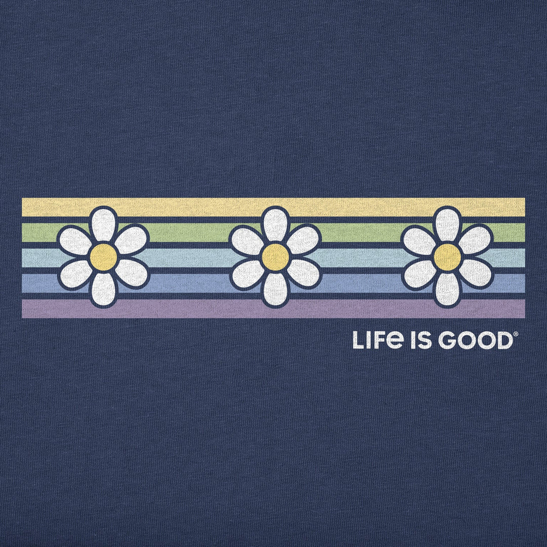 DAISY STRIPES CRUSHER LITE V-NECK TEE