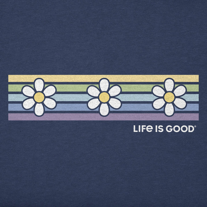 DAISY STRIPES CRUSHER LITE V-NECK TEE