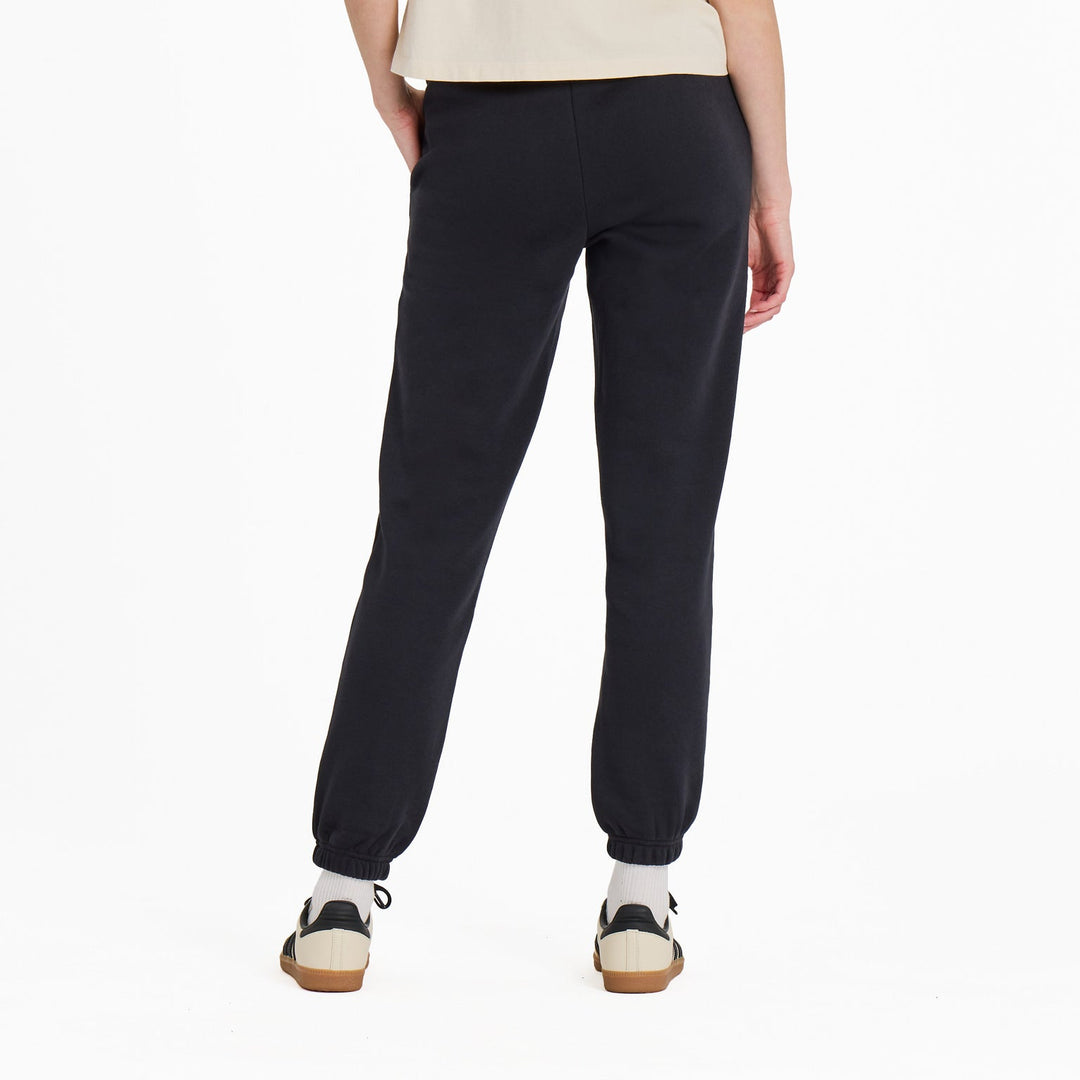 WOMEN'S SOLID GOOD VIBES FLEECE JOGGER