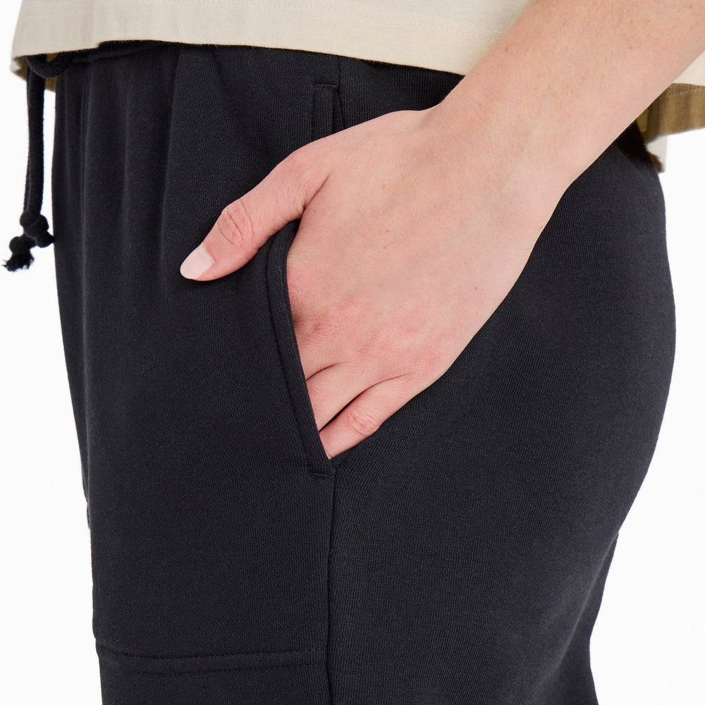 WOMEN'S SOLID GOOD VIBES FLEECE JOGGER
