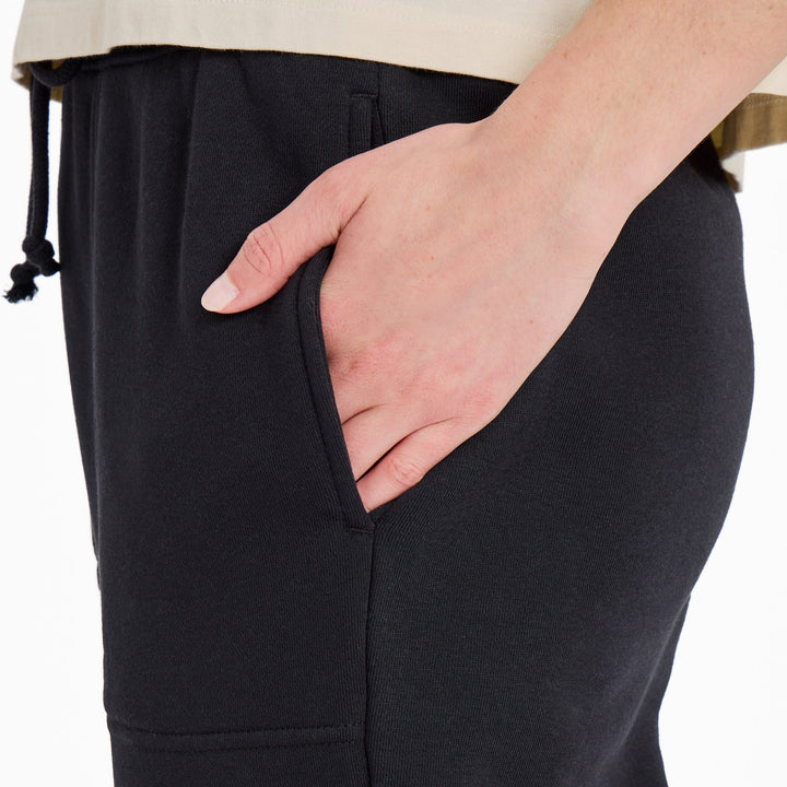 WOMEN'S SOLID GOOD VIBES FLEECE JOGGER