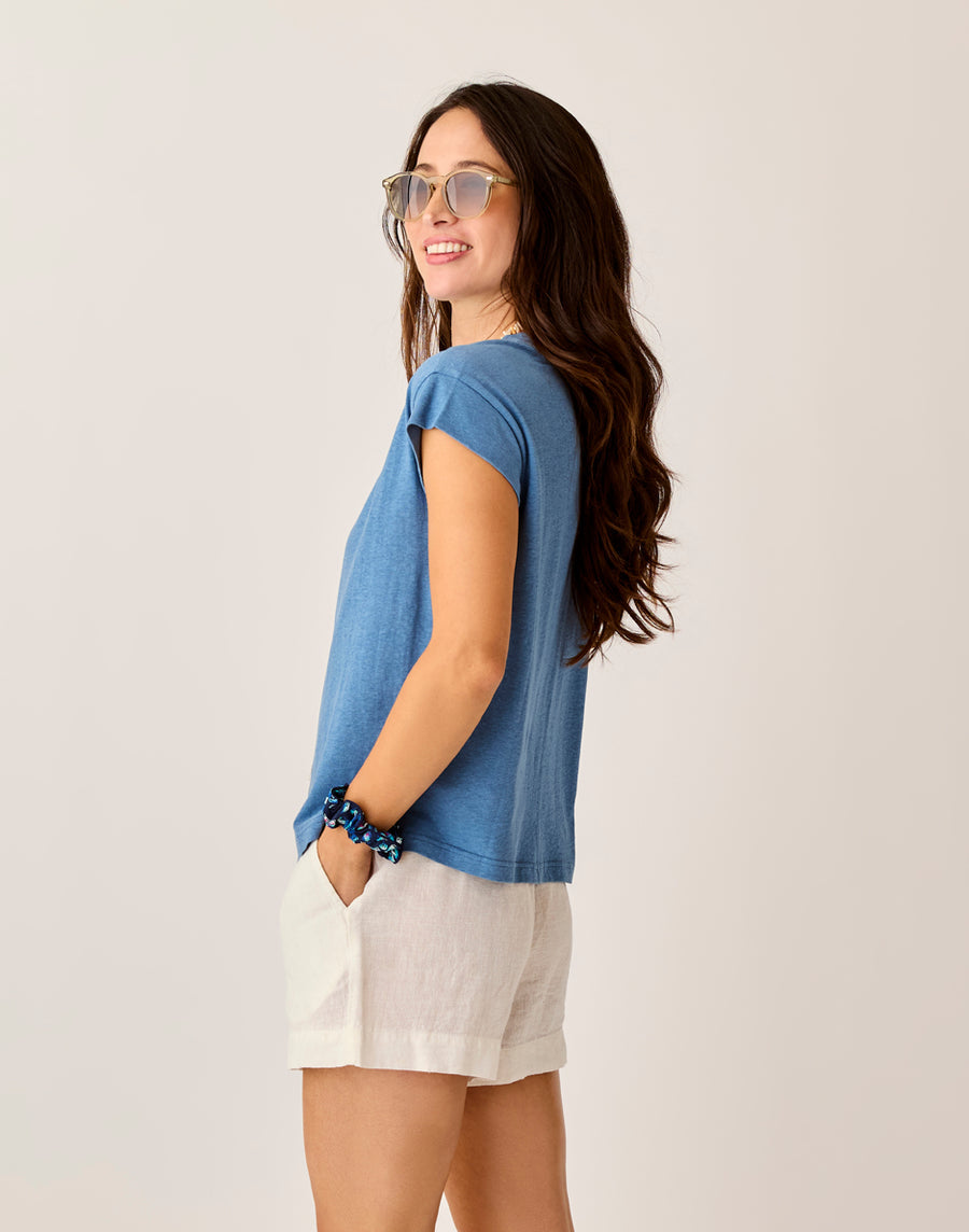 ASTRID CAPTAIN HEMP TEE