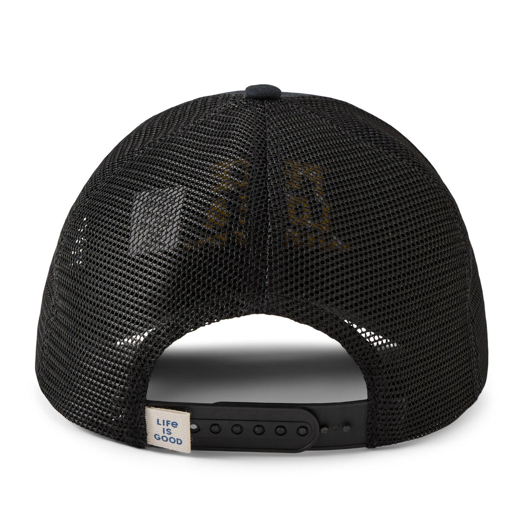 PEACE LOVE & WHISKEY TRUCKER HAT